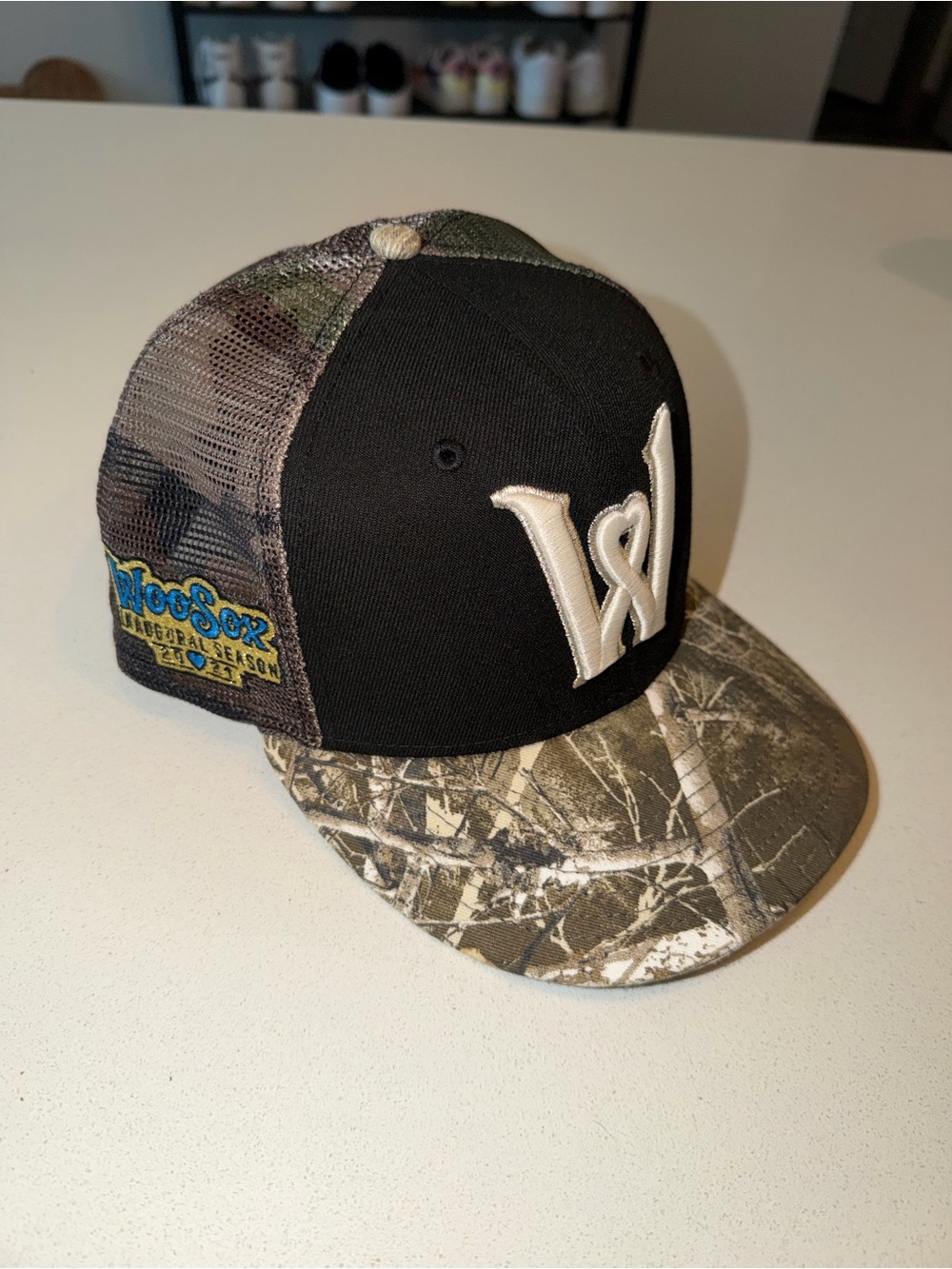 New Era MiLB Worchester Red Sox “Woo Sox” Customer 59fifty Trucker 7-1/2